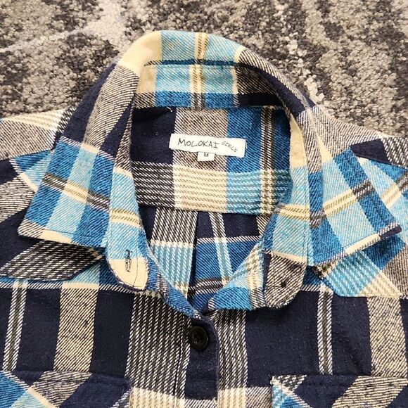 Molokai Girls Flannel Shirt M - Picture 2 of 6